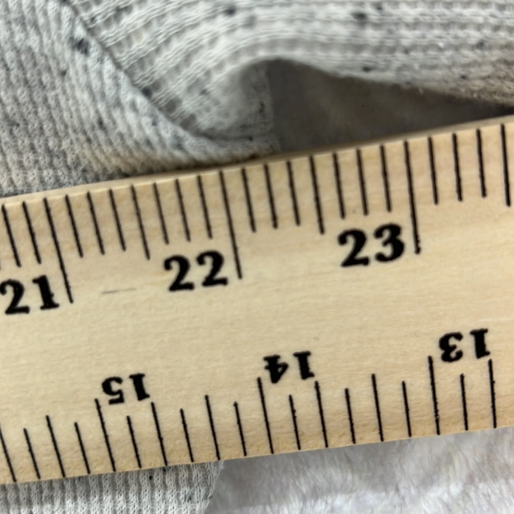 GORGEOUS COMFY OPEN FRONT CARDIGAN XL AEROPASTLE CREAM SPECKLE BLACK NATURAL EUC - Picture 15 of 17